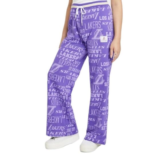 Los Angeles Lakers Women’s Sweatpants, Size XS, NWT - Picture 1 of 9